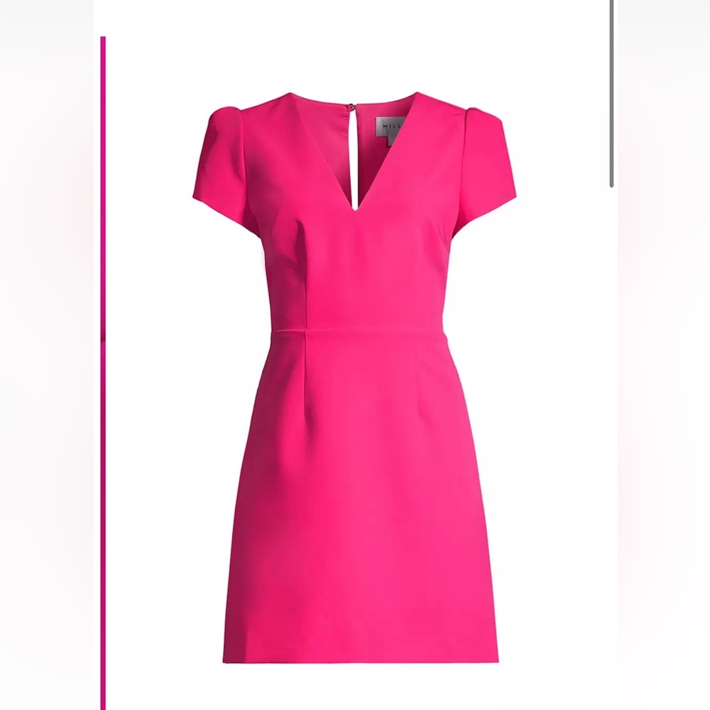 Milly Atalie Short-Sleeve Dress